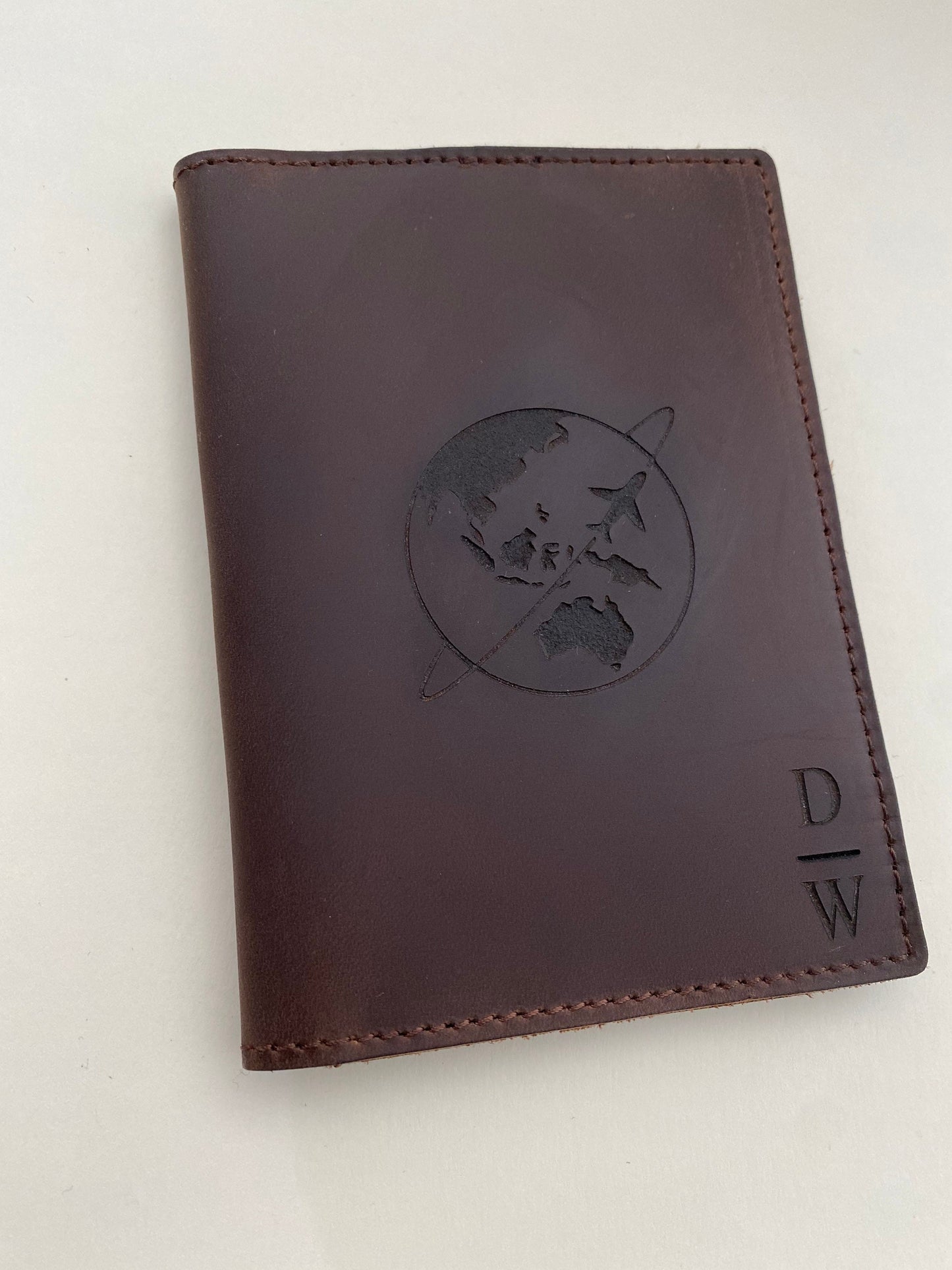 Personalized Genuine Leather Passport Holder