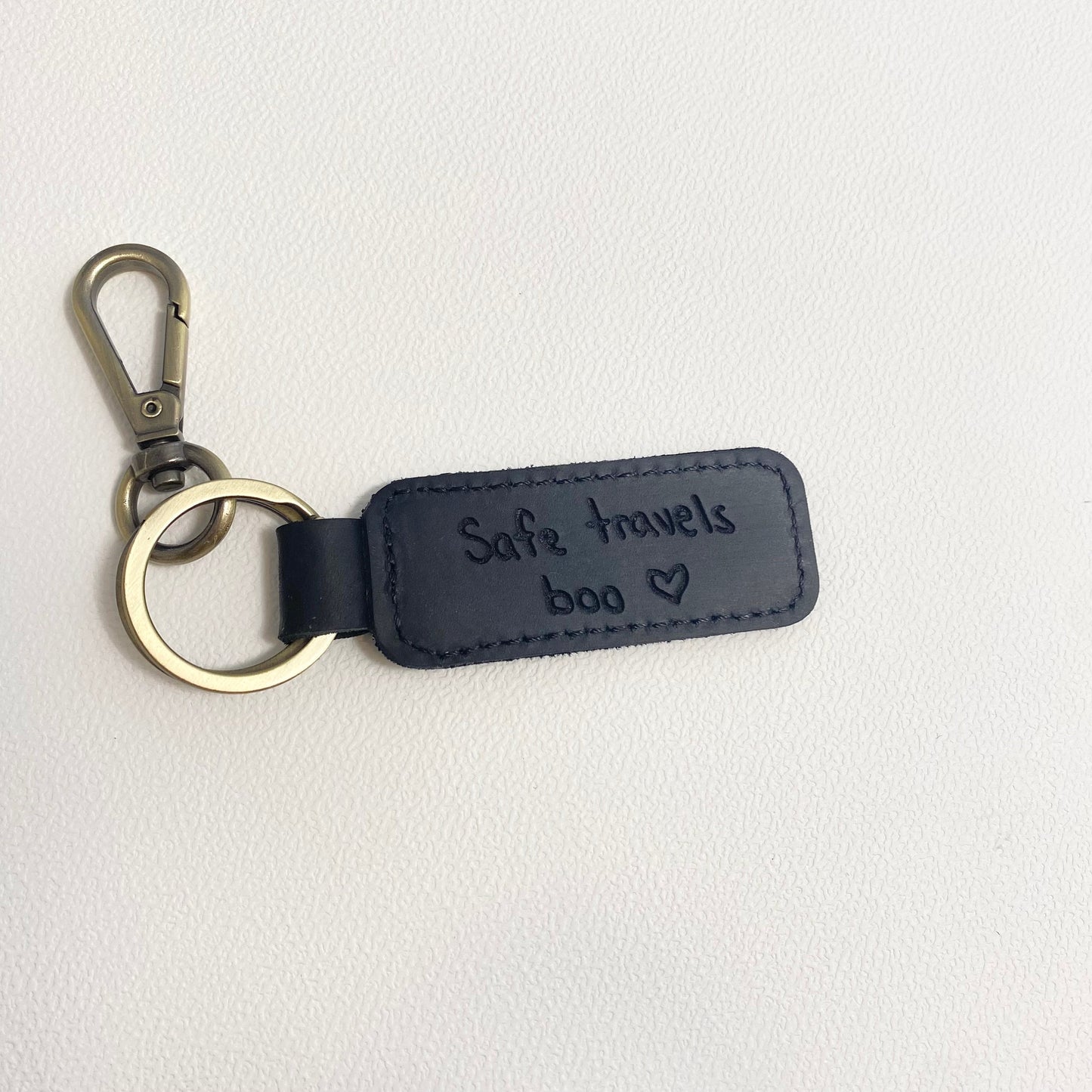 Actual Handwriting Keychain Signature Keychain Customized Genuine Leather Keychain Personalized Key Chain Engraved Keychain Gift for her him